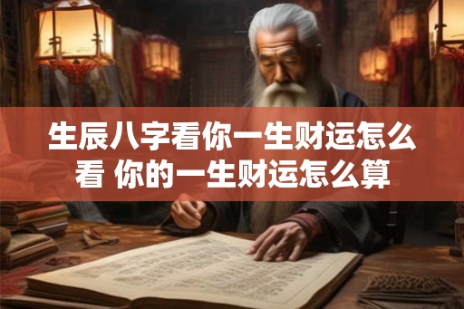 生辰八字看你一生财运怎么看 你的一生财运怎么算 生辰八字看你一生财运怎么看 你的一生财运怎么算