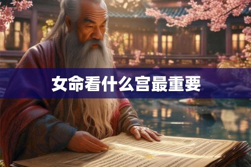 女命看什么宫最重要