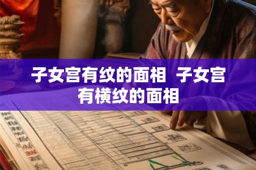 子女宫有纹的面相  子女宫有横纹的面相