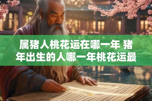 属猪人桃花运在哪一年 猪年出生的人哪一年桃花运最旺 属猪人桃花运在哪一年 猪年出生的人哪一年桃花运最旺