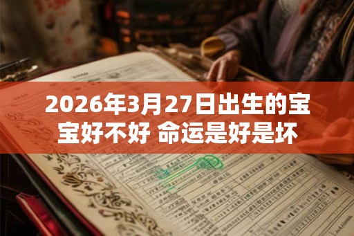 2026年3月27日出生的宝宝好不好 命运是好是坏
