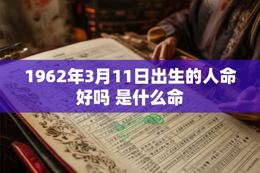 1962年3月11日出生的人命好吗 是什么命