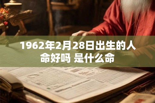 1962年2月28日出生的人命好吗 是什么命