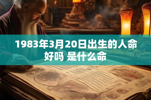 1983年3月20日出生的人命好吗 是什么命