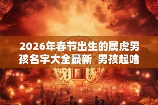 2026年春节出生的属虎男孩名字大全最新  男孩起啥名字好