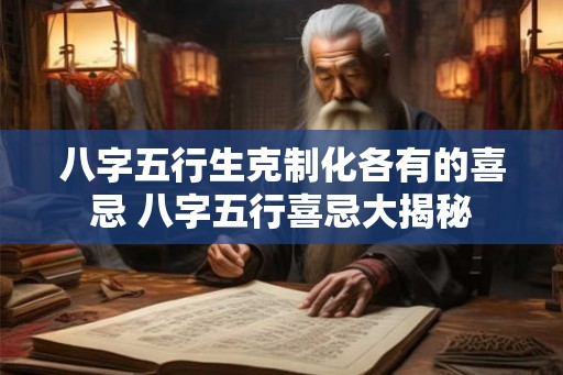 八字五行生克制化各有的喜忌 八字五行喜忌大揭秘