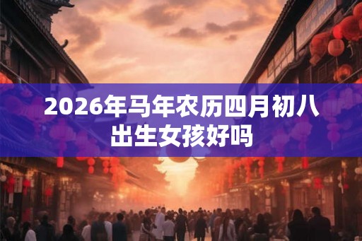 2026年马年农历四月初八出生女孩好吗