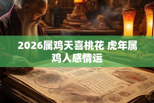 2026属鸡天喜桃花 虎年属鸡人感情运