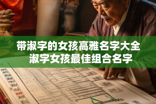 带淑字的女孩高雅名字大全 淑字女孩最佳组合名字 带淑字的女孩高雅名字大全 淑字女孩最佳组合名字