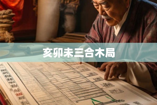 亥卯未三合木局
