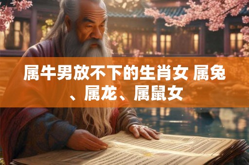 属牛男放不下的生肖女 属兔、属龙、属鼠女