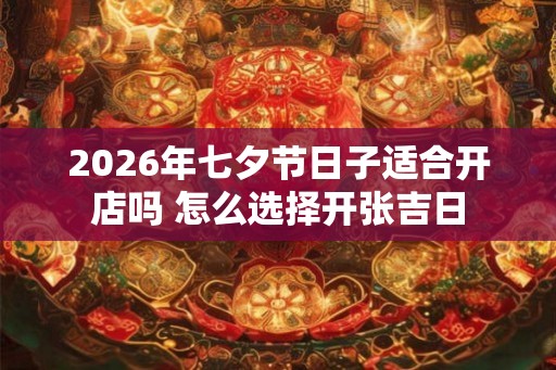 2026年七夕节日子适合开店吗 怎么选择开张吉日 2026年七夕节日子适合开店吗 怎么选择开张吉日