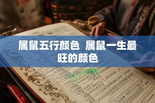 属鼠五行颜色  属鼠一生最旺的颜色