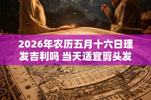 2026年农历五月十六日理发吉利吗 当天适宜剪头发不