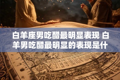 白羊座男吃醋最明显表现 白羊男吃醋最明显的表现是什么