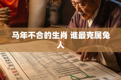 马年不合的生肖 谁最克属兔人 马年不合的生肖 谁最克属兔人