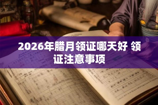 2026年腊月领证哪天好 领证注意事项 2026年腊月领证哪天好 领证注意事项