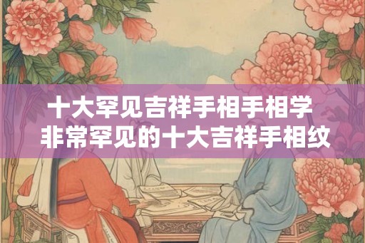 十大罕见吉祥手相手相学 非常罕见的十大吉祥手相纹 十大罕见吉祥手相手相学 非常罕见的十大吉祥手相纹