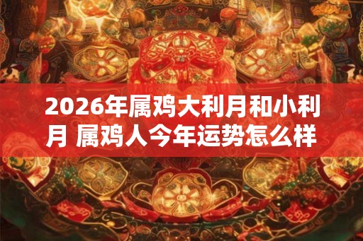 2026年属鸡大利月和小利月 属鸡人今年运势怎么样