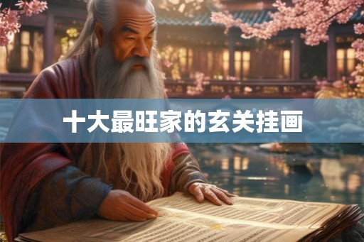 十大最旺家的玄关挂画