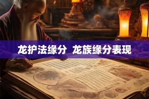 龙护法缘分  龙族缘分表现