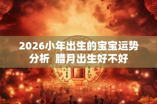 2026小年出生的宝宝运势分析  腊月出生好不好
