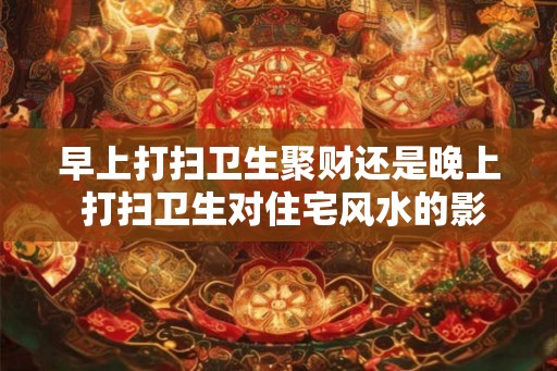 早上打扫卫生聚财还是晚上 打扫卫生对住宅风水的影响