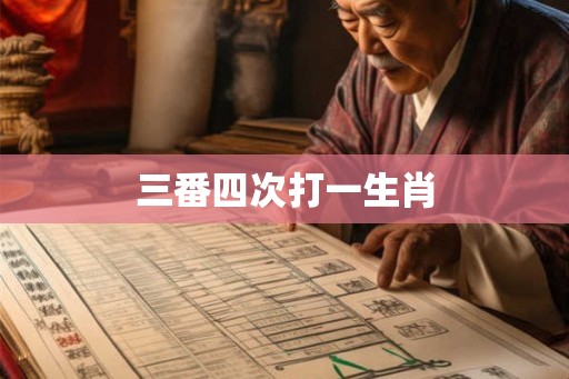 三番四次打一生肖