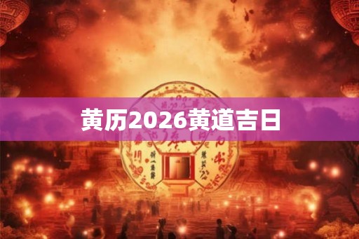 黄历2026黄道吉日