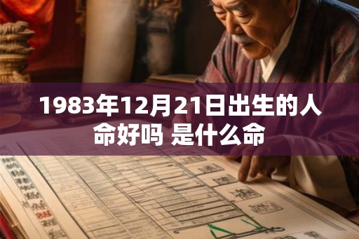 1983年12月21日出生的人命好吗 是什么命