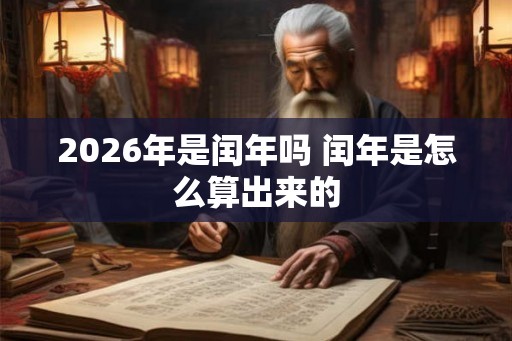 2026年是闰年吗 闰年是怎么算出来的