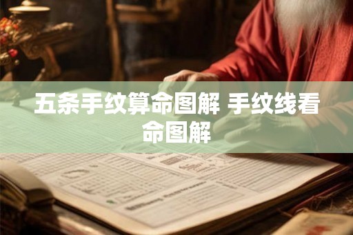五条手纹算命图解 手纹线看命图解