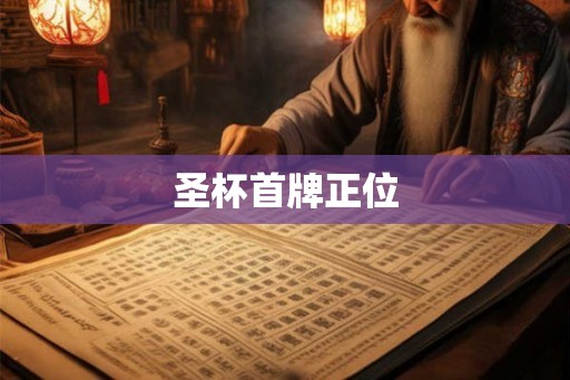 圣杯首牌正位
