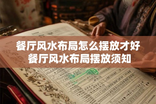 餐厅风水布局怎么摆放才好 餐厅风水布局摆放须知