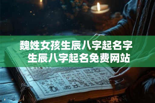 魏姓女孩生辰八字起名字  生辰八字起名免费网站