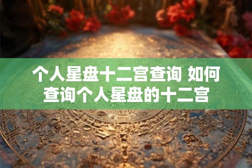 个人星盘十二宫查询 如何查询个人星盘的十二宫 个人星盘十二宫查询 如何查询个人星盘的十二宫
