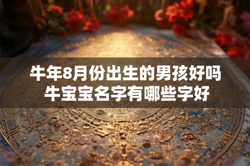 牛年8月份出生的男孩好吗 牛宝宝名字有哪些字好