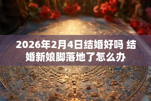 2026年2月4日结婚好吗 结婚新娘脚落地了怎么办 2026年2月4日结婚好吗 结婚新娘脚落地了怎么办