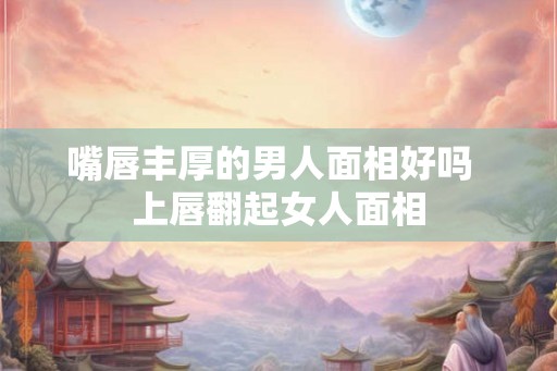 嘴唇丰厚的男人面相好吗  上唇翻起女人面相