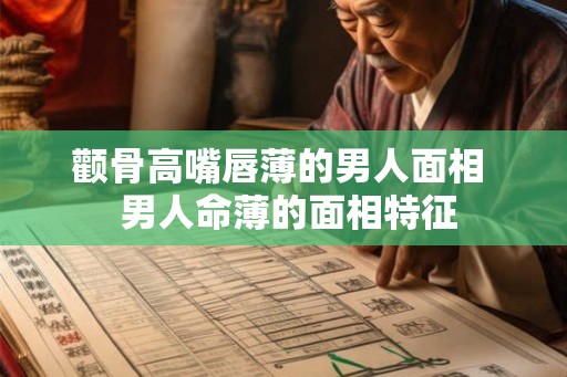 颧骨高嘴唇薄的男人面相 男人命薄的面相特征 颧骨高嘴唇薄的男人面相 男人命薄的面相特征
