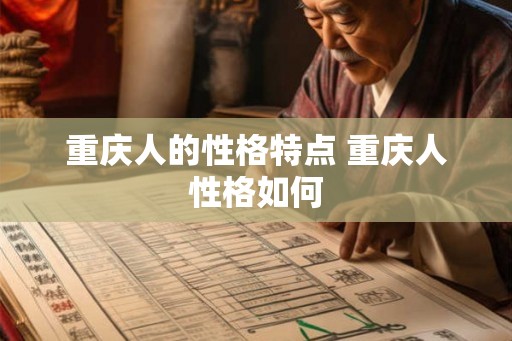 重庆人的性格特点 重庆人性格如何