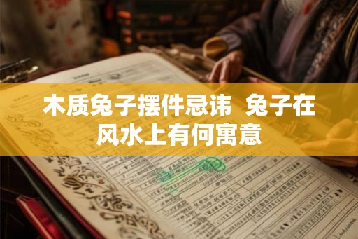木质兔子摆件忌讳 兔子在风水上有何寓意 木质兔子摆件忌讳 兔子在风水上有何寓意