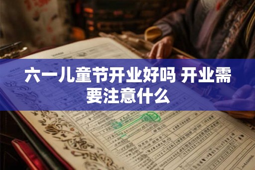 六一儿童节开业好吗 开业需要注意什么