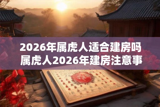2026年属虎人适合建房吗 属虎人2026年建房注意事项 2026年属虎人适合建房吗 属虎人2026年建房注意事项