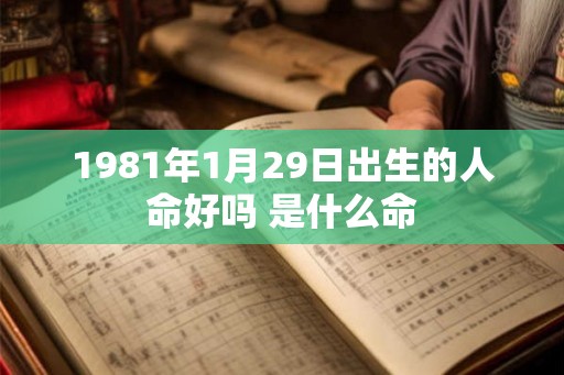 1981年1月29日出生的人命好吗 是什么命 1981年1月29日出生的人命好吗 是什么命
