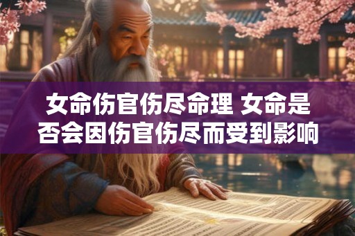 女命伤官伤尽命理 女命是否会因伤官伤尽而受到影响