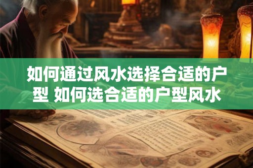 如何通过风水选择合适的户型 如何选合适的户型风水