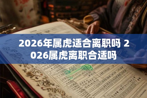 2026年属虎适合离职吗 2026属虎离职合适吗