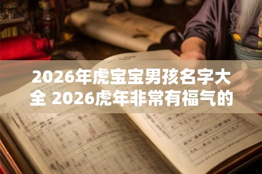 2026年虎宝宝男孩名字大全 2026虎年非常有福气的男孩名字