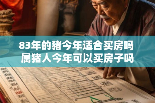 83年的猪今年适合买房吗 属猪人今年可以买房子吗